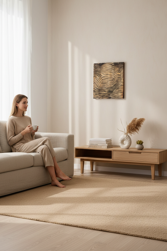 3D Wood Wall Art: Modern Abstract Panel Decor