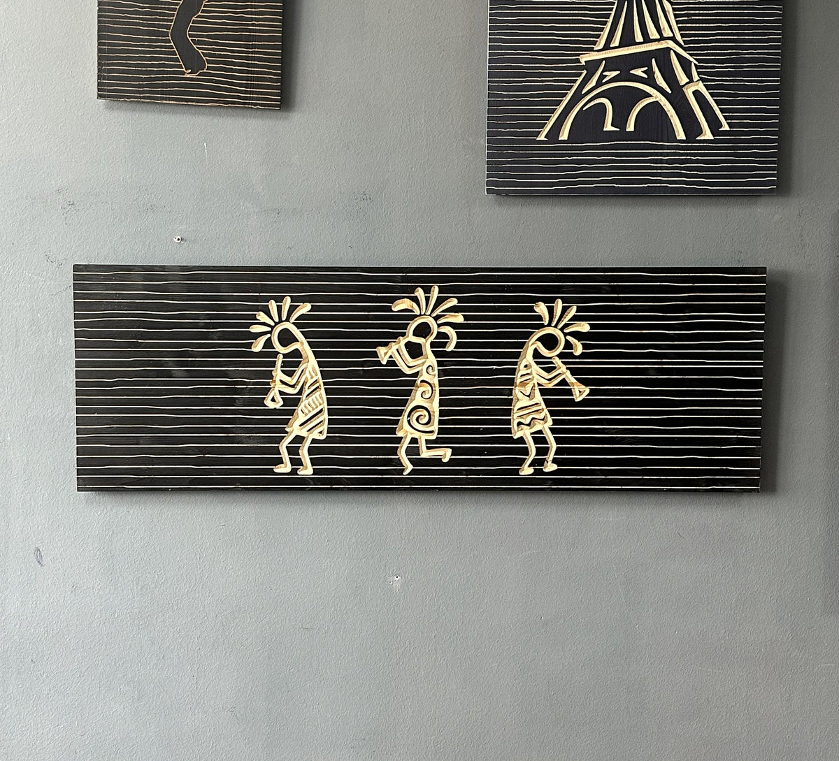 3d Carved Minimalist African Wooden Wall Decor