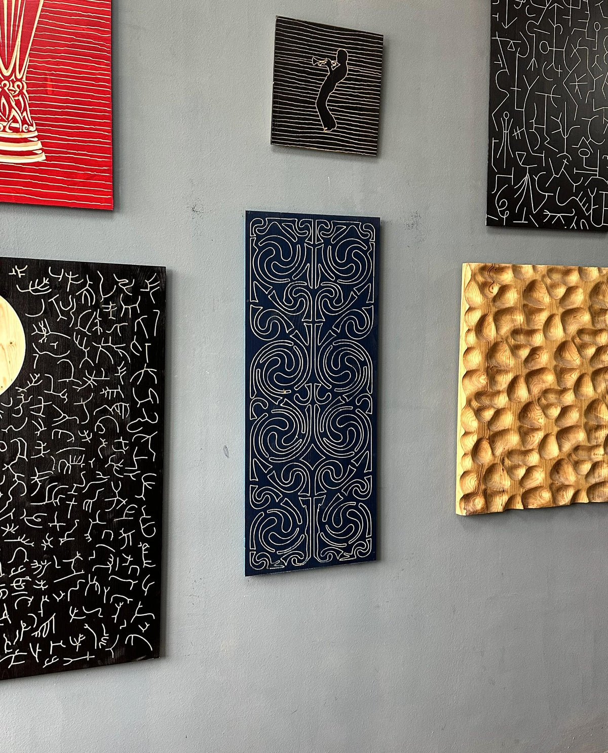 Wooden Carved Wall Hanging, Wall Art