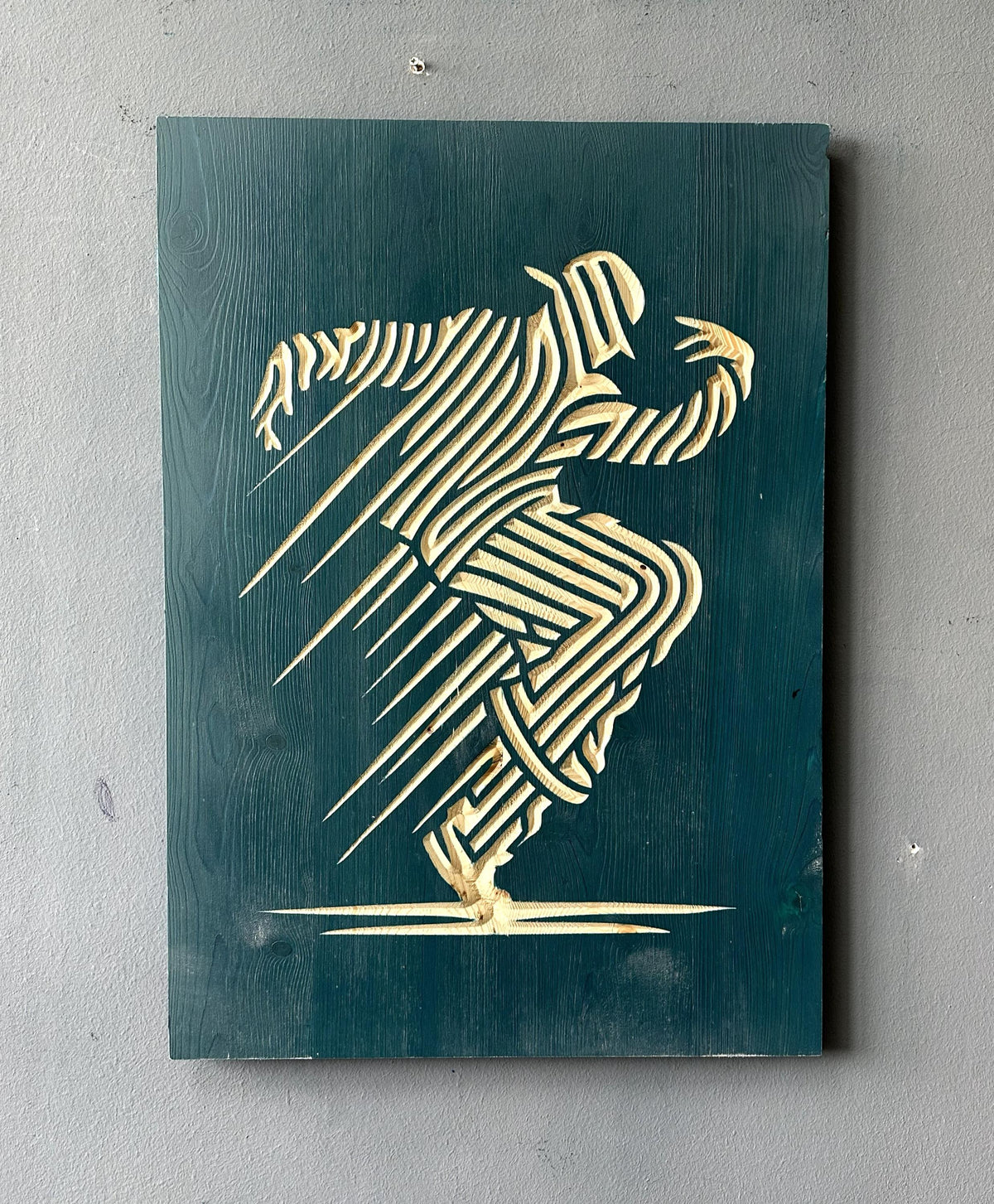 Michael Jackson 3d Carved Wooden Wall Art