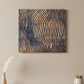 3D Carved Wood Wall Art: Abstract Line Design
