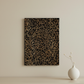 3D Wood Carved Wall Art: Vortex Design, Modern Wall Decor