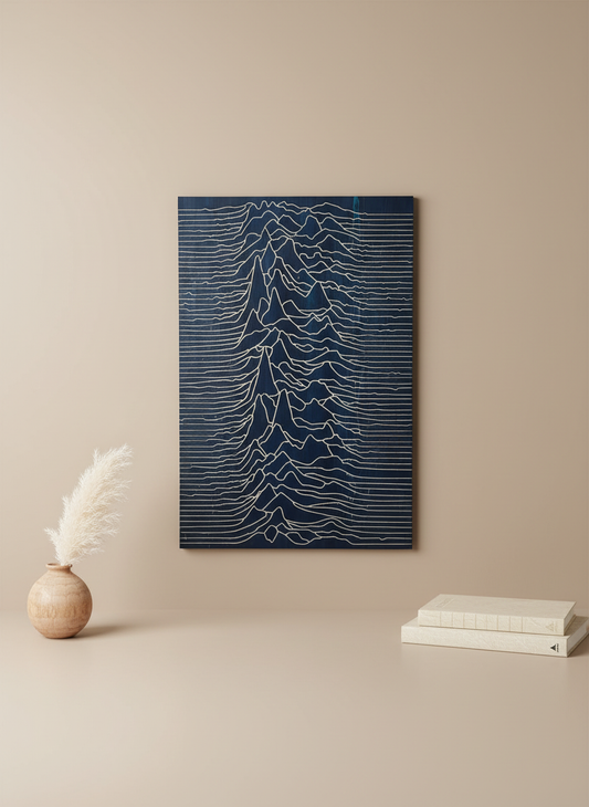 Wood Wall Art, Joy Division Album Cover, Wall Panel, Music Gift
