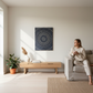 Minimalist Carved Line Wood Wall Art Panel