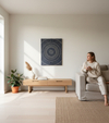 Minimalist Carved Line Wood Wall Art Panel