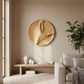3D Carved Chestnut Wood Wall Art: Unique Wall Decor