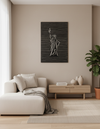 Wooden Statue of Liberty Decor – 3D Line Art Engraving - Wood Wall Hanging Decor
