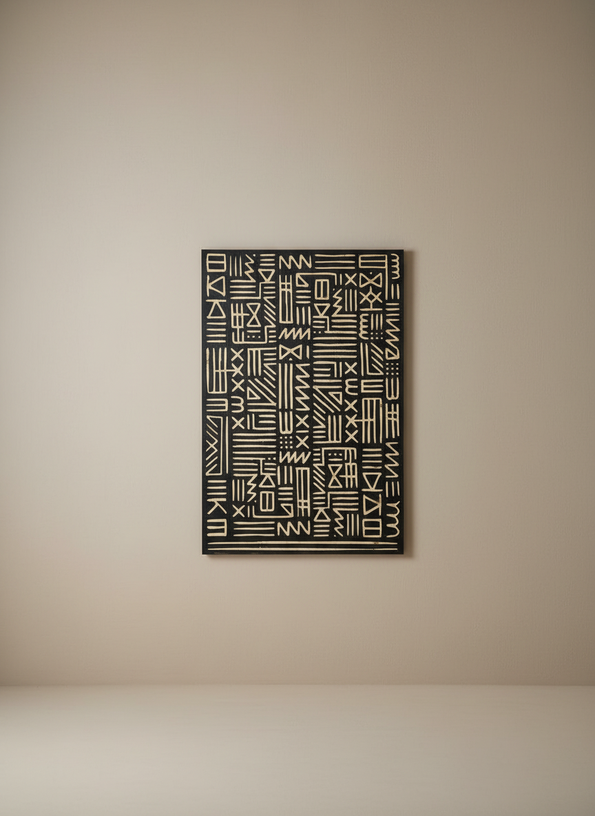 Wooden 3D Wall Art Panel – Hand-Carved Decorative Piece - Wood Wall Hanging Decor