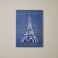 3D Wooden Eiffel Tower Wall Art: Hand-Carved Paris Decor