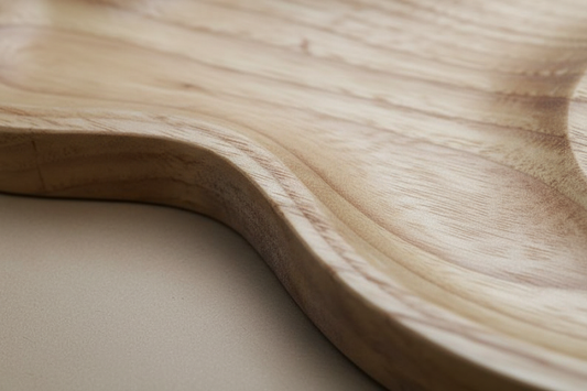 Rustic Chestnut Wood Coffee & Tea Trays – 2-Piece 3D Carved Set