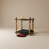 Personalized Wooden Cat Bed: Handcrafted Luxury Pet House
