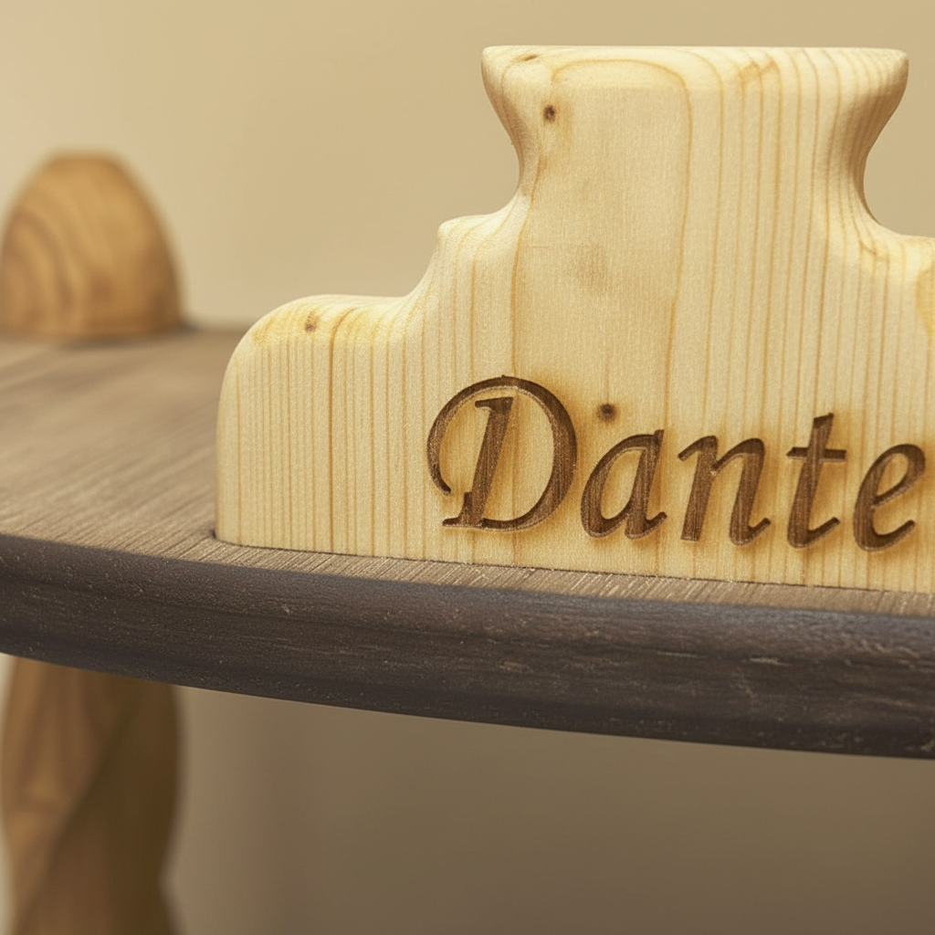 Custom Name Luxury Pet Furniture | Personalized Wooden Cat & Dog Home – Solid Wood Cat House