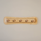 Wooden Wall Coat Rack – Double-Sided Detachable Hooks, Modern Rustic Entryway Organizer, Two-Color Option