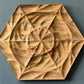 Mare 3D Carved Chestnut Wood Wall Art Panel