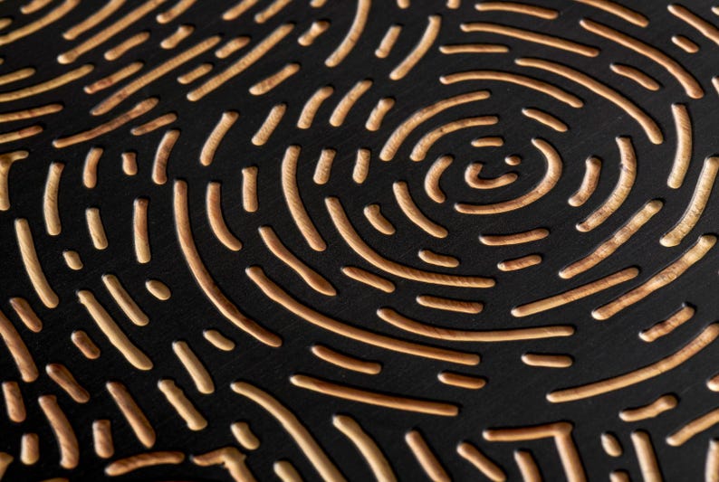 3D Wood Carved Wall Art: Vortex Design, Modern Wall Decor