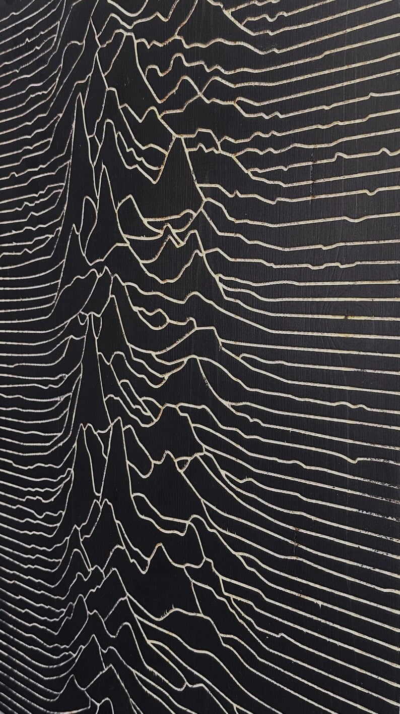 Wood Wall Art, Joy Division Album Cover, Wall Panel, Music Gift