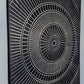 Minimalist Carved Line Wood Wall Art Panel