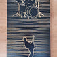 Line Art Music Band Wooden Wall Decor - Set of 4