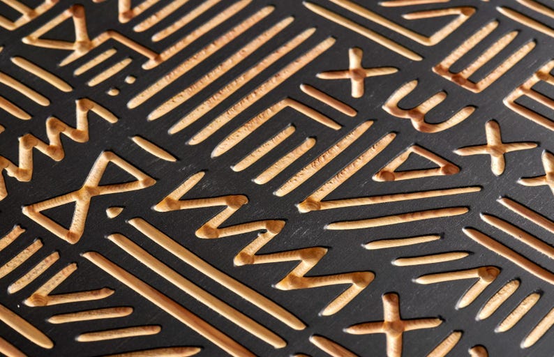 Wooden 3D Wall Art Panel – Hand-Carved Decorative Piece - Wood Wall Hanging Decor