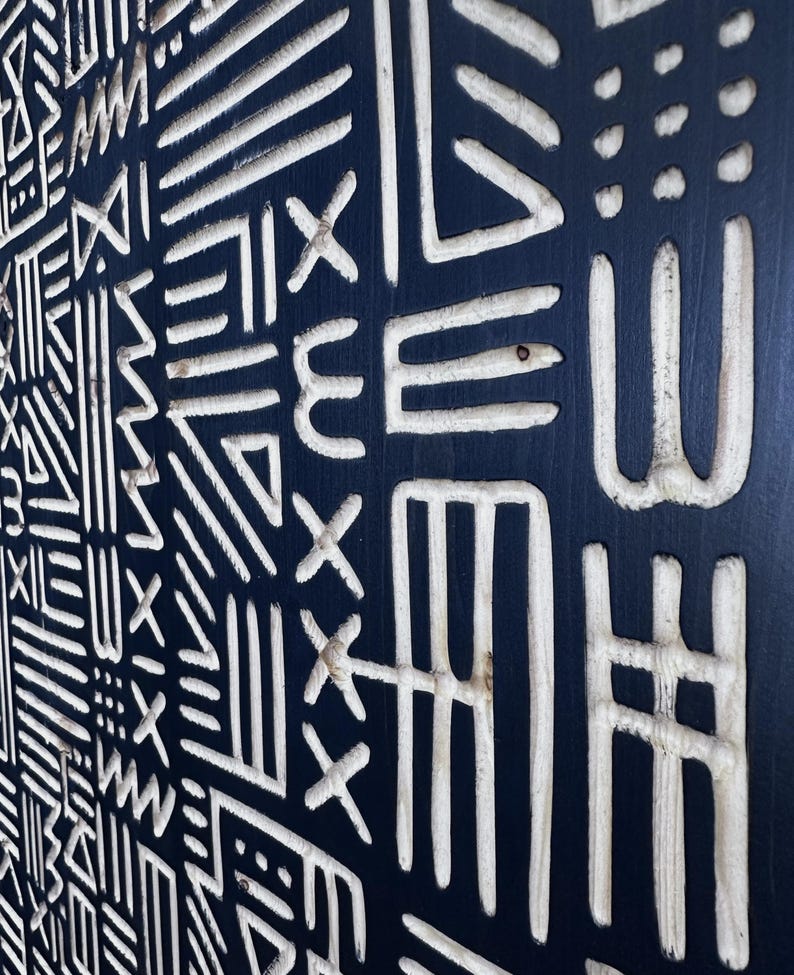 Wooden 3D Wall Art Panel – Hand-Carved Decorative Piece - Wood Wall Hanging Decor