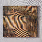 3D Carved Wood Wall Art: Abstract Line Design