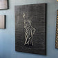 Liberty Statue Line Art - 3D Carved Wooden Wall Decor