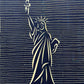 Liberty Statue Line Art - 3D Carved Wooden Wall Decor