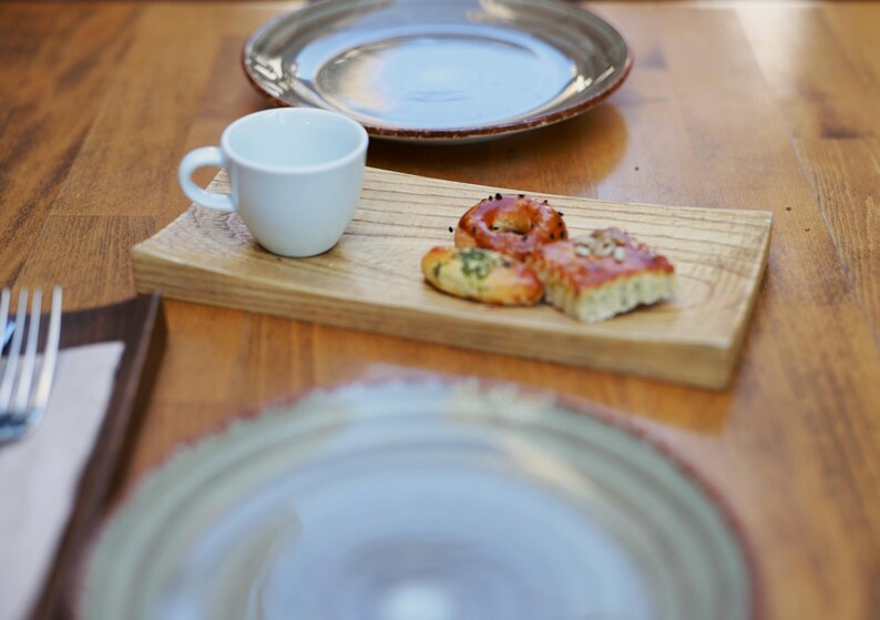 2 Pieces 3d Carved Multi-Purpose Wooden Tray, Chesnut Wood Tray