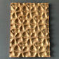 3D Carved Wood Wall Art: Textured Wood Panel Hanging