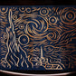3D Wood Wall Art: Carved Starry Night Decor