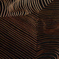 3D Carved Wood Wall Panel: Rustic Modern Line Art