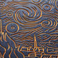 3D Starry Night Wood Wall Art: Hand-Carved Van Gogh Inspired Decor