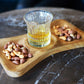 Chestnut Wood Tray Set – 2 Coffee & Serving Trays with 3D Design