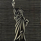 Wooden Statue of Liberty Decor – 3D Line Art Engraving - Wood Wall Hanging Decor