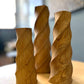 3 Pieces Chesnut Wood Candle Holder