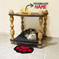 Personalized Wooden Cat Bed: Handcrafted Luxury Pet House