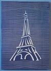 3D Wooden Eiffel Tower Wall Art: Hand-Carved Paris Decor