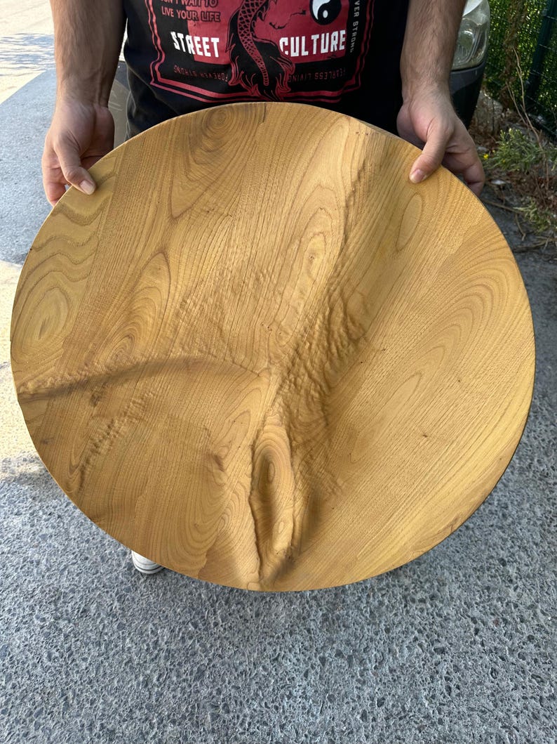 3D Carved Chestnut Wood Wall Art: Unique Wall Decor